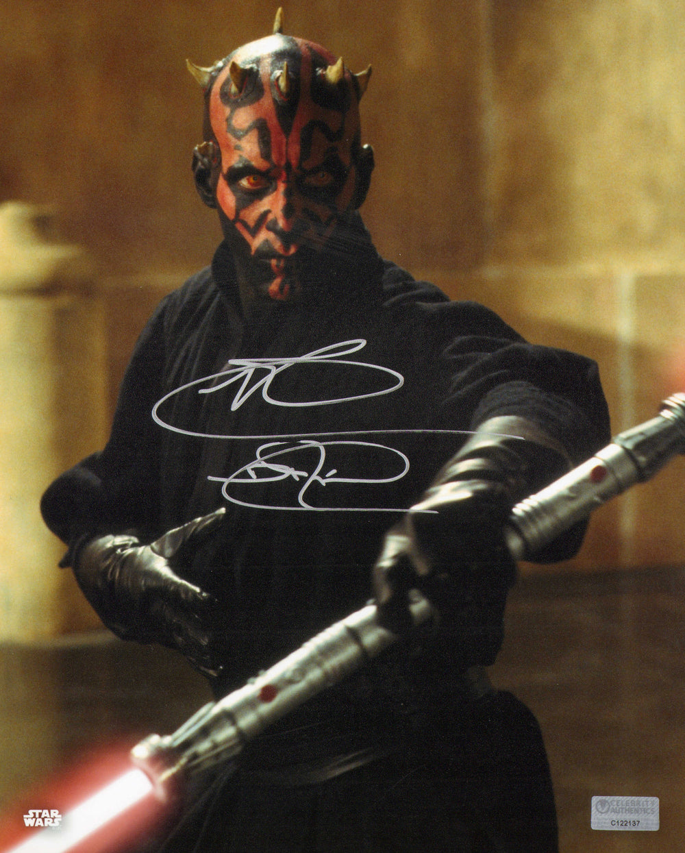 Ray Park as Darth Maul in Star Wars Episode I: The Phantom Menace (Celebrity Authentics) Signed 8x10 Photo