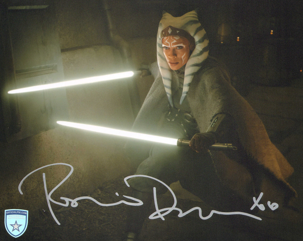 Rosario Dawson as Ahsoka Tano in Star Wars: The Mandalorian (SWAU / Official Pix) Signed 8x10 Photo
