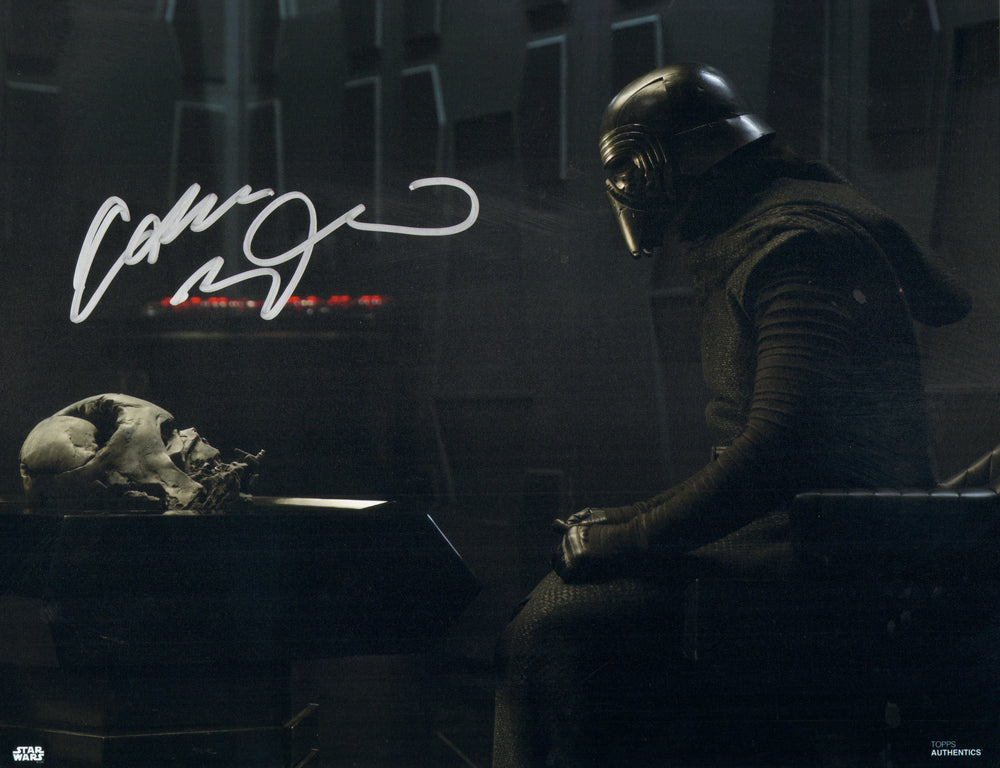 Adam Driver as Kylo Ren in Star Wars: The Force Awakens (Beckett) Signed 11x14 Photo