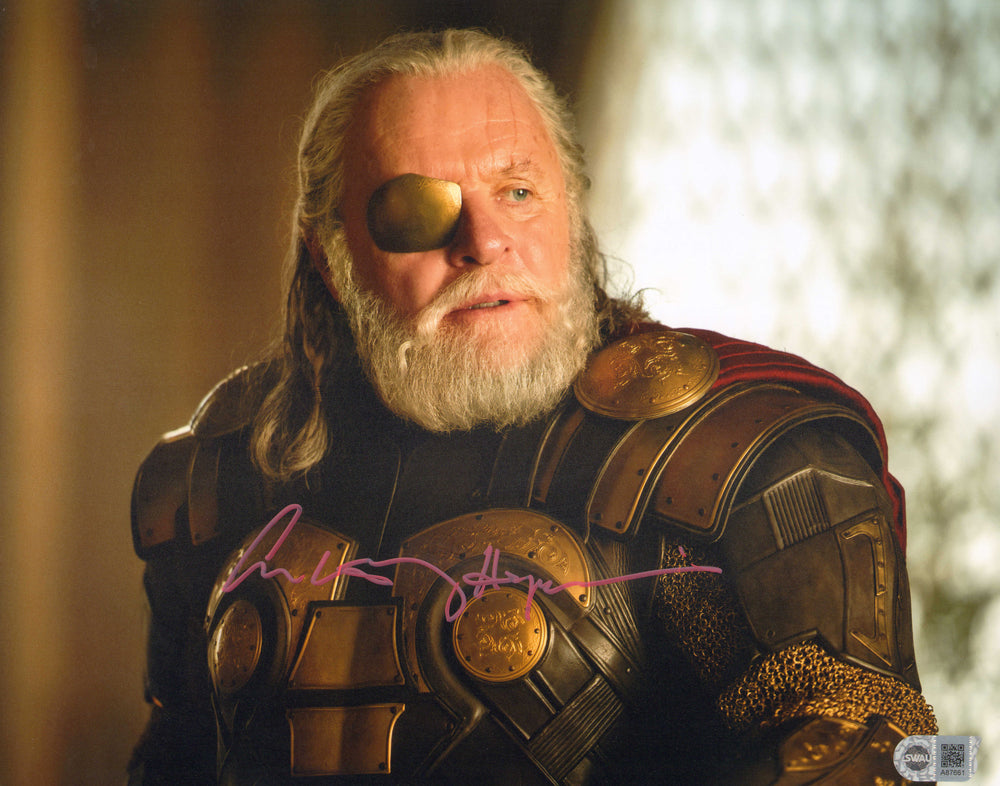 Anthony Hopkins as Odin in Thor: Ragnarok (SWAU) Signed 11x14 Photo