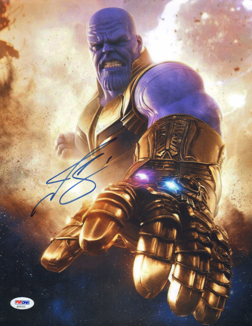 Josh Brolin as Thanos in Avengers: Infinity War (PSA) Signed 11x14 Photo