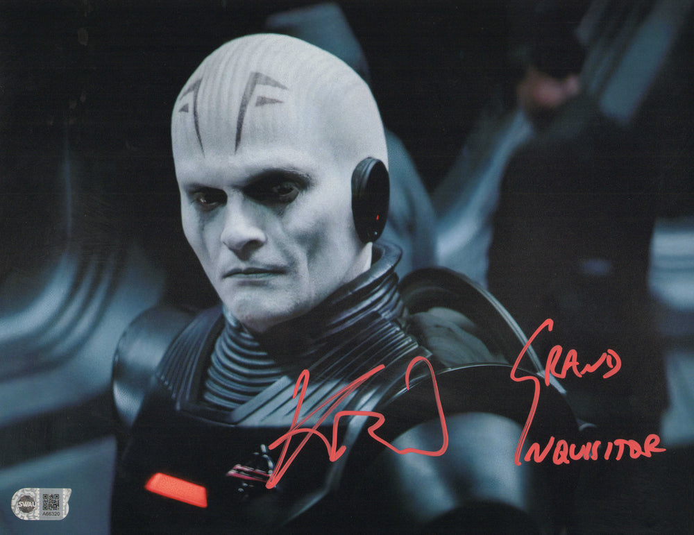 Rupert Friend as the Grand Inquisitor in Star Wars: Obi-Wan Kenobi (SWAU) Signed 11x14 Photo with Character Name