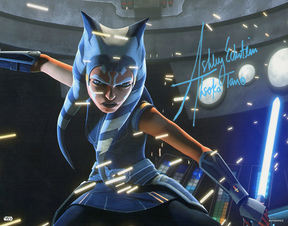 Ashley Eckstein as Ahsoka Tano in Star Wars: The Clone Wars Signed 11x14 Photo with Character Name