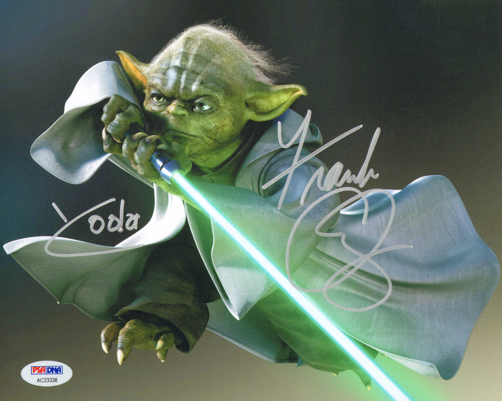 Frank Oz as Yoda in Star Wars Episode III: Revenge of the Sith (PSA / Beckett) Signed 8x10 Photo with Character Name