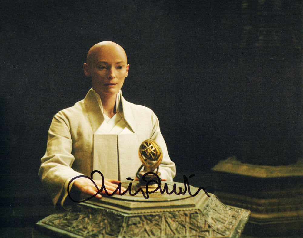 Tilda Swinton as The Ancient One in Doctor Strange Signed 8x10 Photo