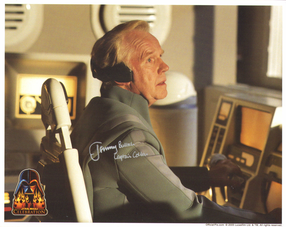 Jeremy Bulloch as Captain Colton in Star Wars Episode III: Revenge of the Sith (Official Pix Celebration) Signed 8x10 Photo with Character Name