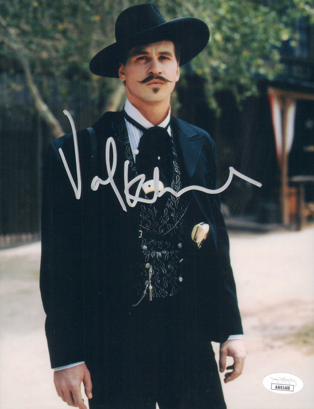 Val Kilmer as Doc Holliday in Tombstone (JSA) Signed 8x10 Photo