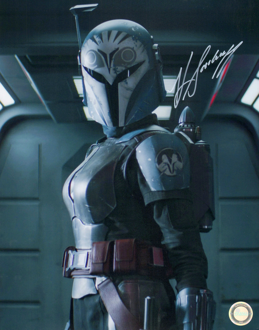 Katee Sackhoff as Bo-Katan in Star Wars: The Mandalorian (SWAU) Signed 11x14 Photo
