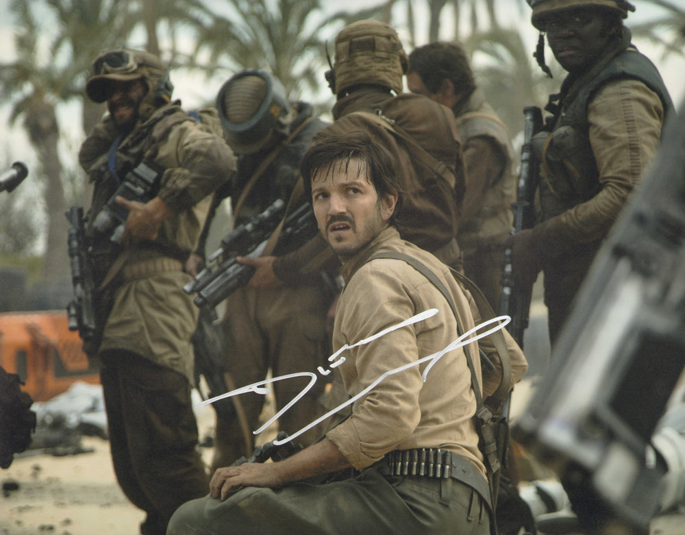 Diego Luna as Cassian Andor in Rogue One: A Star Wars Story Signed 11x14 Photo