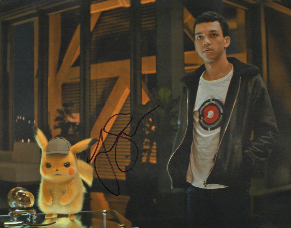 Justice Smith as Tim Goodman in Pokémon Detective Pikachu Signed 11x14 Photo