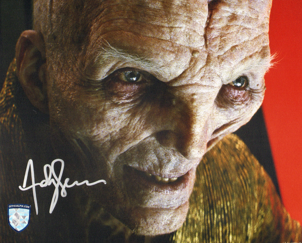 Andy Serkis as Supreme Leader Snoke in Star Wars: The Last Jedi (Official Pix) Signed 8x10 Photo