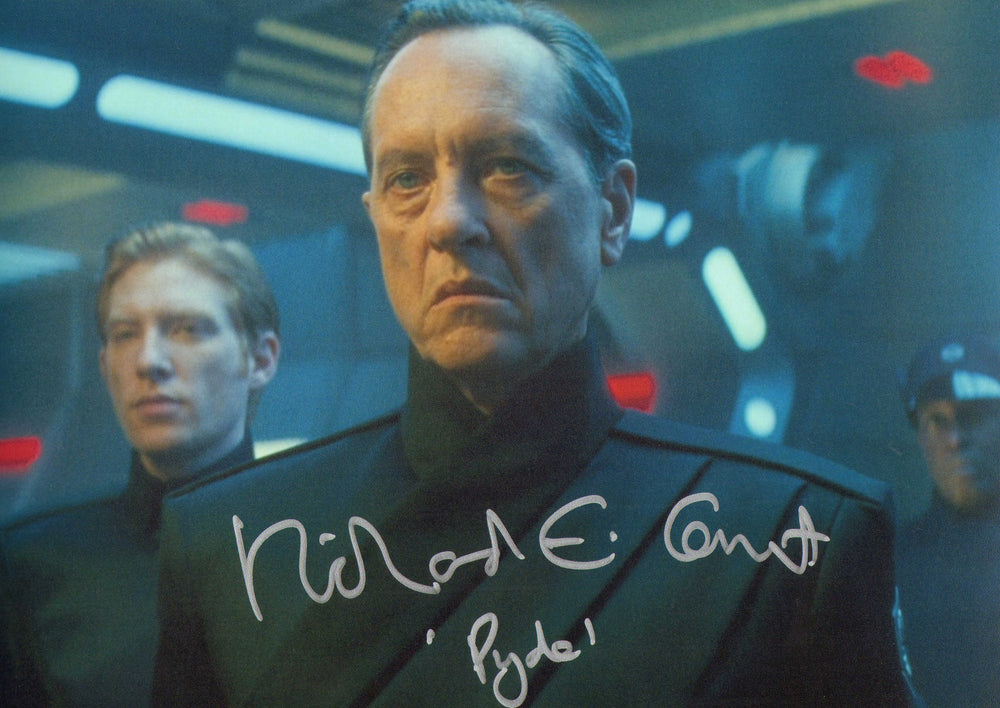 Richard E. Grant as Allegiant General Pryde in Star Wars: The Rise of Skywalker (Beckett) Signed 8x10 Photo with Character Name