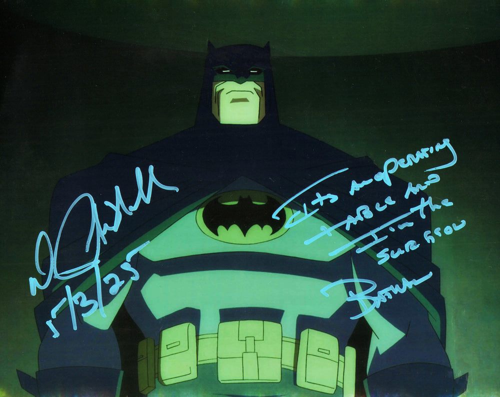 Peter Weller as Batman in Batman: The Dark Knight Returns (SWAU) Signed 8x10 Photo with Character Name & Quote