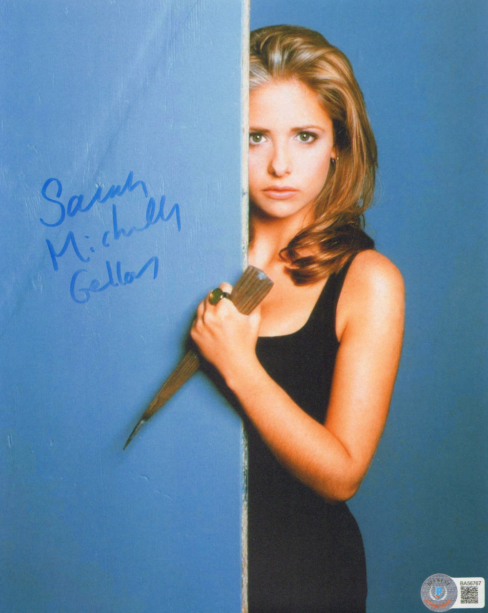 Sarah Michelle Gellar as Buffy Summers in Buffy the Vampire Slayer (Beckett) Signed 8x10 Photo