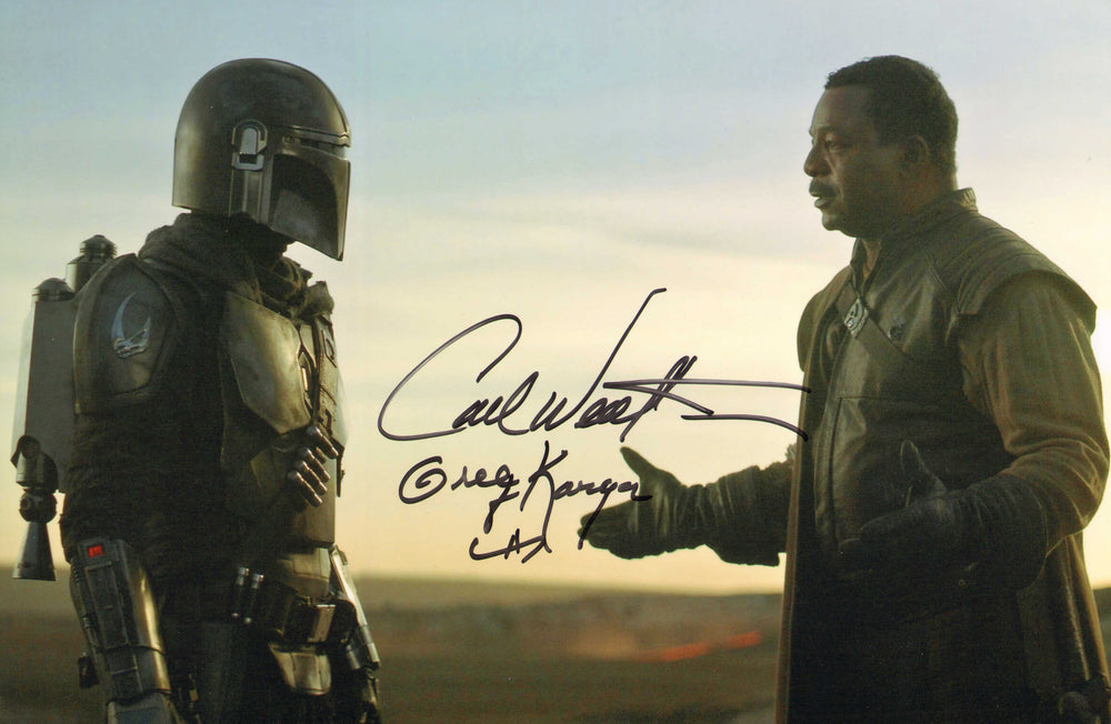 Carl Weathers as Greef Karga in Star Wars: The Mandalorian Signed 8x12 Photo with Character Name