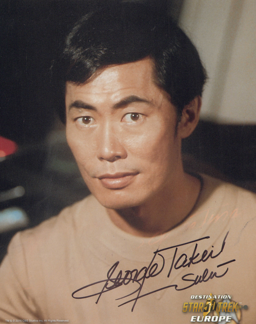 George Takei as Hikaru Sulu in Star Trek: The Original Series Signed 8x10 Photo with Character Name