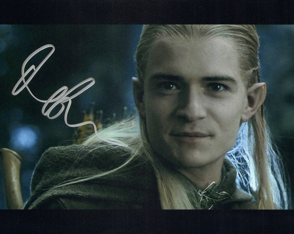 Orlando Bloom as Legolas in The Lord of the Rings: The Fellowship of the Ring Signed 8x10 Photo