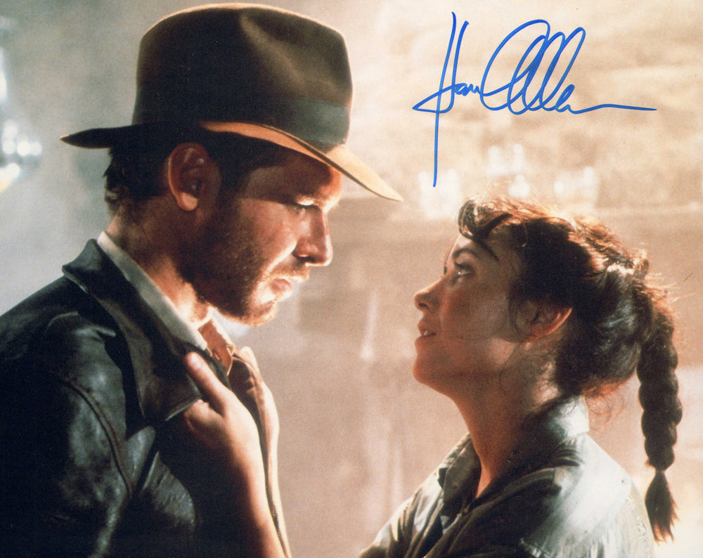 Karen Allen as Marion Ravenwood in Indiana Jones: Raiders of the Lost Ark Signed 8x10 Photo