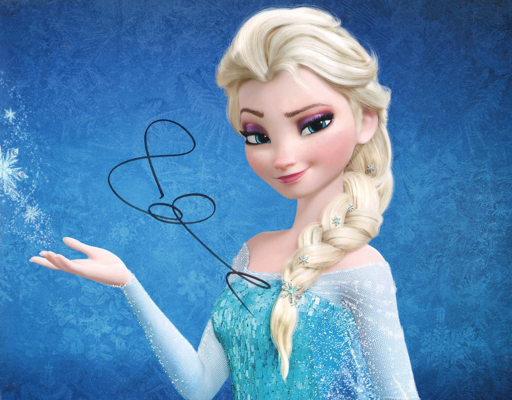 Idina Menzel as Elsa in Disney's Frozen (Beckett) Signed 11x14 Photo