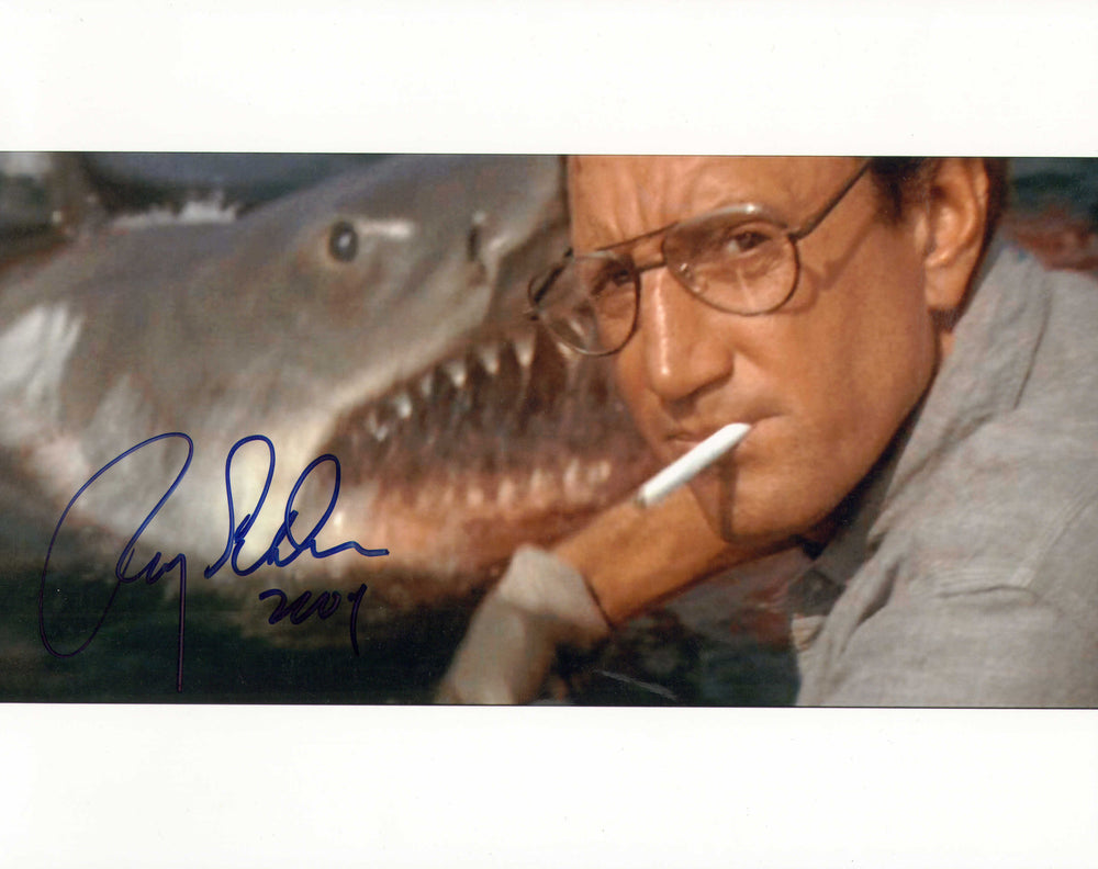 Roy Scheider as Police Chief Martin Brody in Jaws Signed 8x10 Photo