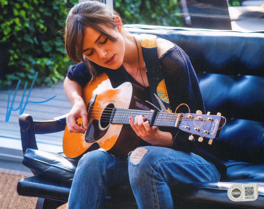 Keira Knightley as Greta in Begin Again (SWAU) Signed 8x10 Photo