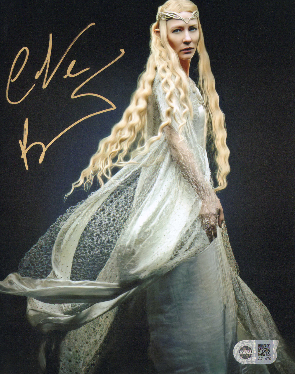 Cate Blanchett as Galadriel in The Hobbit: An Unexpected Journey (SWAU) Signed 8x10 Photo