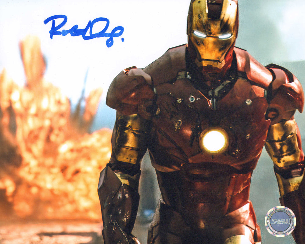 Robert Downey Jr. as Iron Man in Iron Man (SWAU) Signed 8x10 Photo