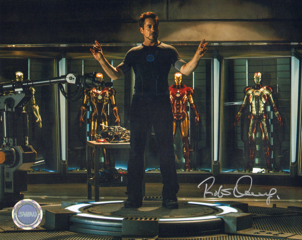 Robert Downey Jr. as Tony Stark / Iron Man in Iron Man 3 (SWAU) Signed 8x10 Photo