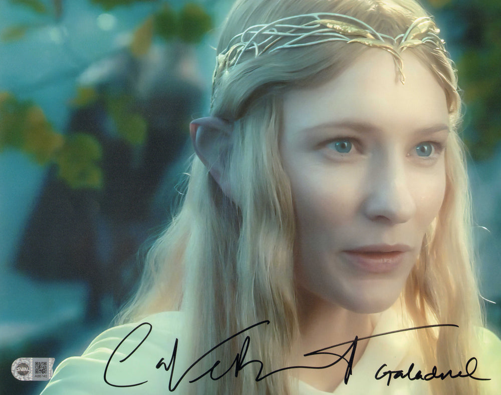Cate Blanchett as Galadriel in The Lord of the Rings: Fellowship of the Ring (SWAU) Signed 11x14 Photo with Character Name