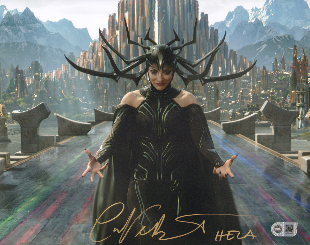 Cate Blanchett as Hela in Thor: Ragnarok (SWAU) Signed 11x14 Photo with Character Name