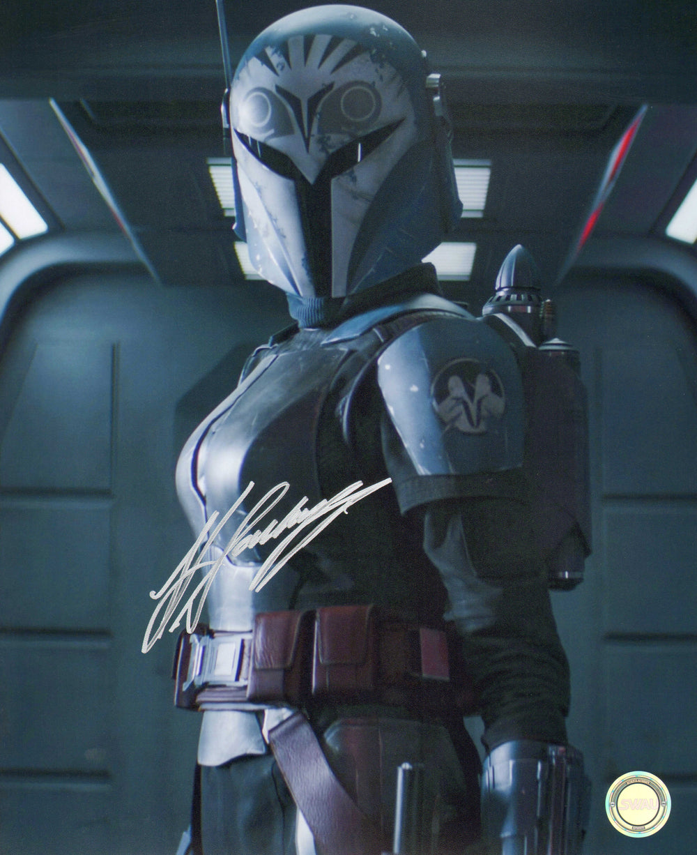Katee Sackhoff as Bo-Katan in Star Wars: The Mandalorian (SWAU) Signed 11x14 Photo