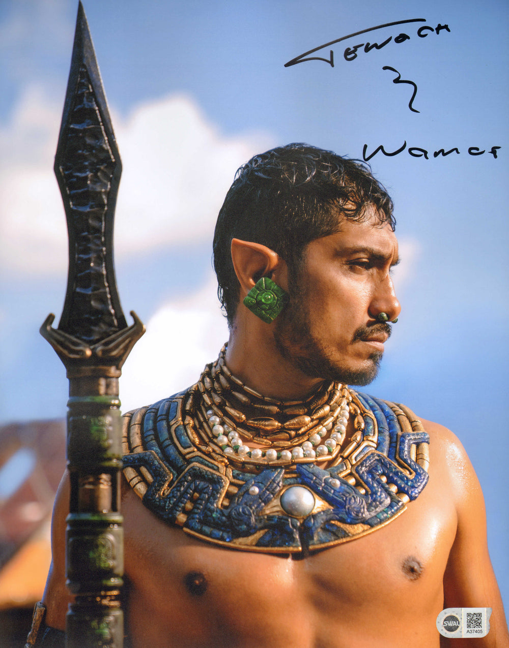 Tenoch Huerta as Namor in Black Panther: Wakanda Forever (SWAU) Signed 11x14 Photo with Character Name