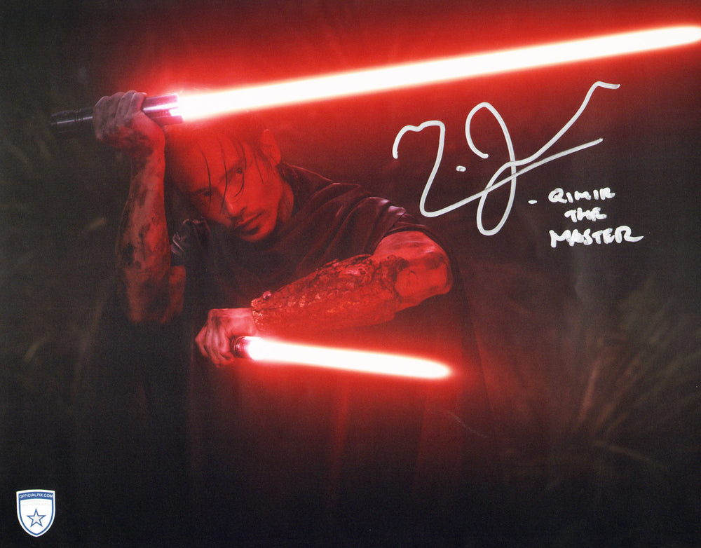 Manny Jacinto as The Stranger Qimir in Star Wars: The Acolyte (Official Pix) Signed 11x14 Photo with Character Name