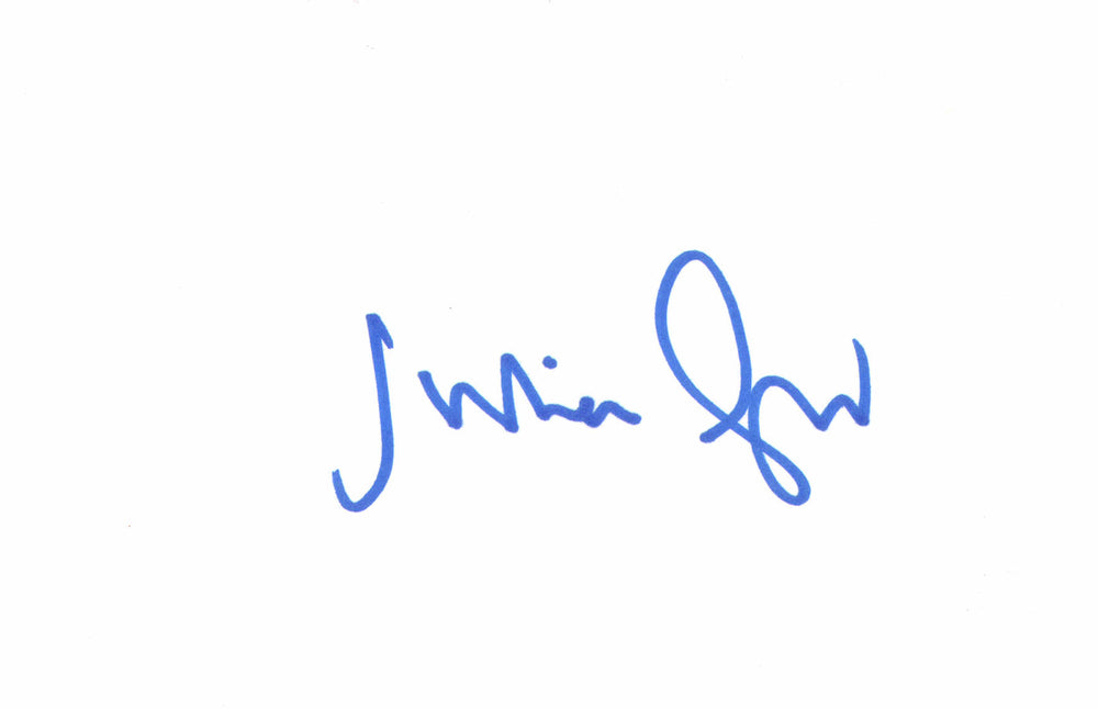 Julian Glover from Indiana Jones, Star Wars, Harry Potter, Game of Thrones, & James Bond 007 Signed 4x6 Index Card