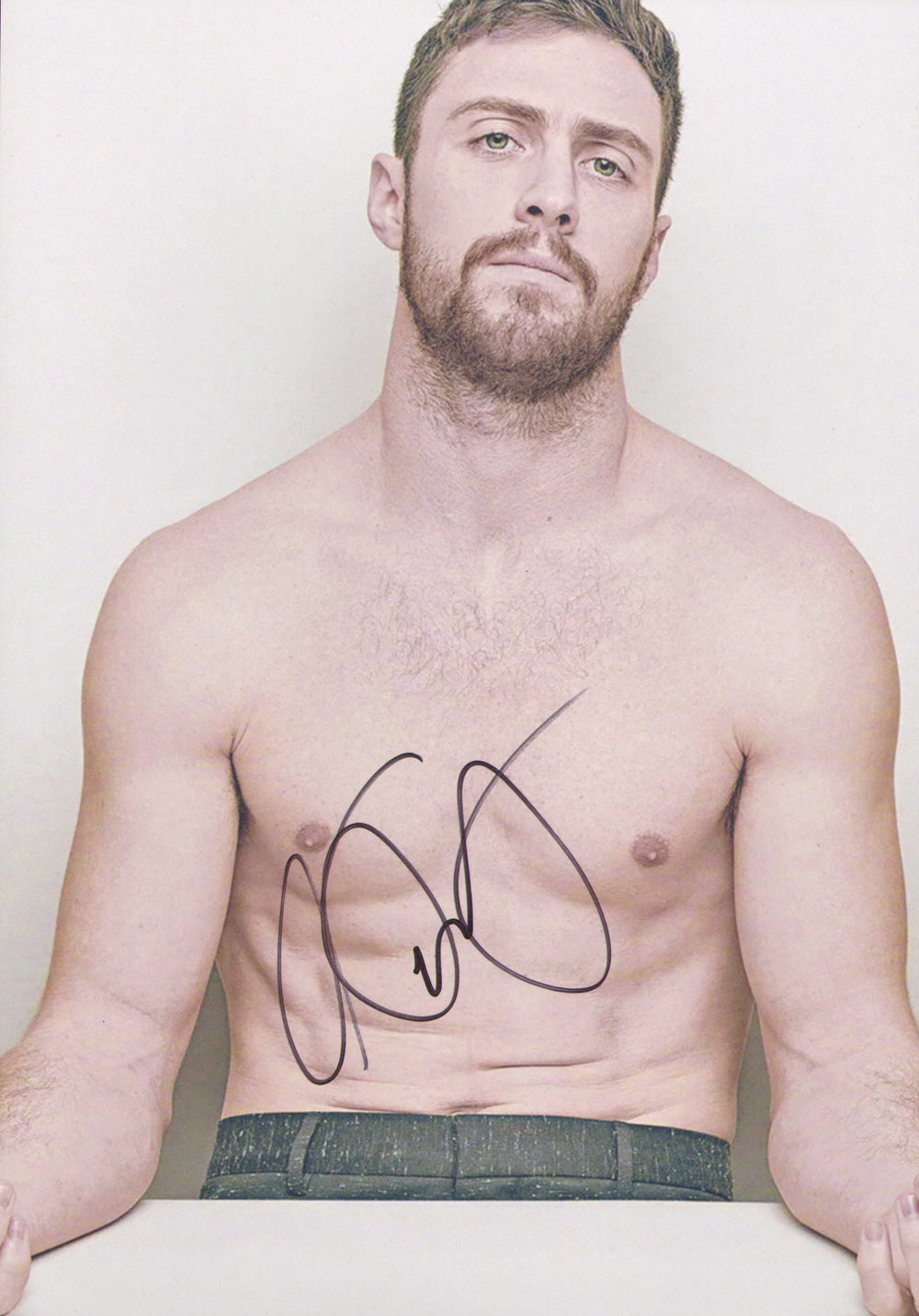 Aaron Taylor-Johnson from Kraven, Nosferatu, The Avengers, & Bullet Train Sexy Signed 8x12 Photo