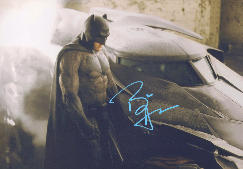 Ben Affleck as Batman in Batman v Superman: Dawn of Justice Signed 8x12 Photo