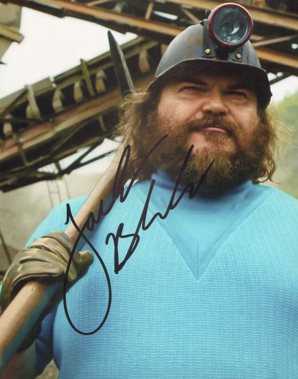 Jack Black as Steve in A Minecraft Movie Signed 8x10 Photo