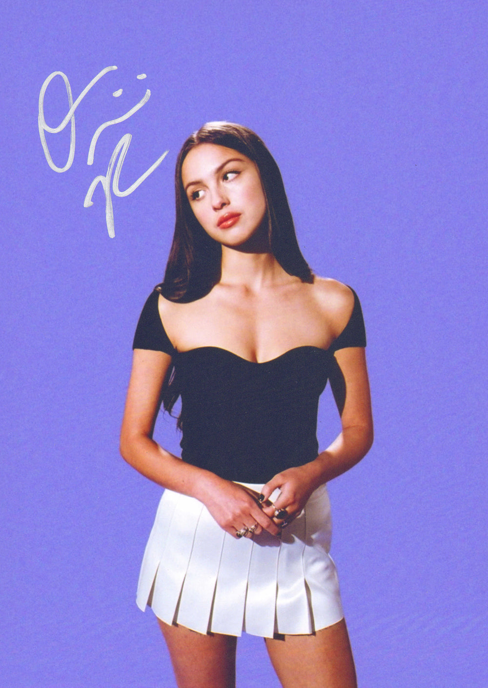 Olivia Rodrigo Singer & Songwriter Signed 8x12 Photo