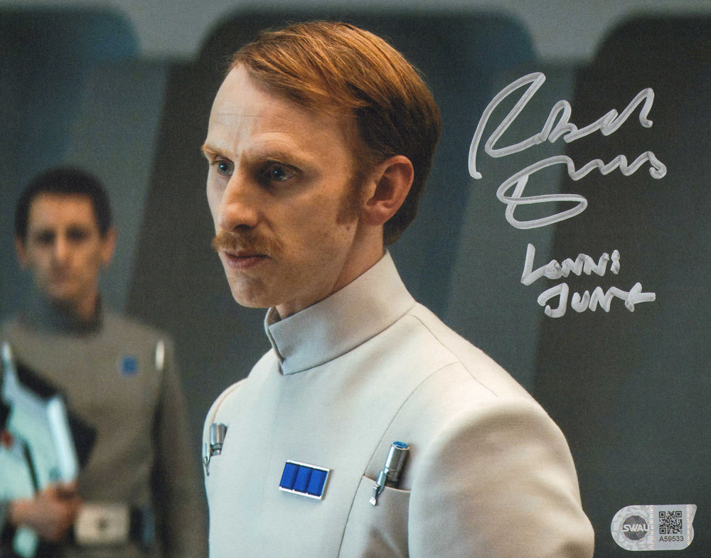 Robert Emms as Lonni Jung in Star Wars: Andor (SWAU) Signed 8x10 Photo with Character Name