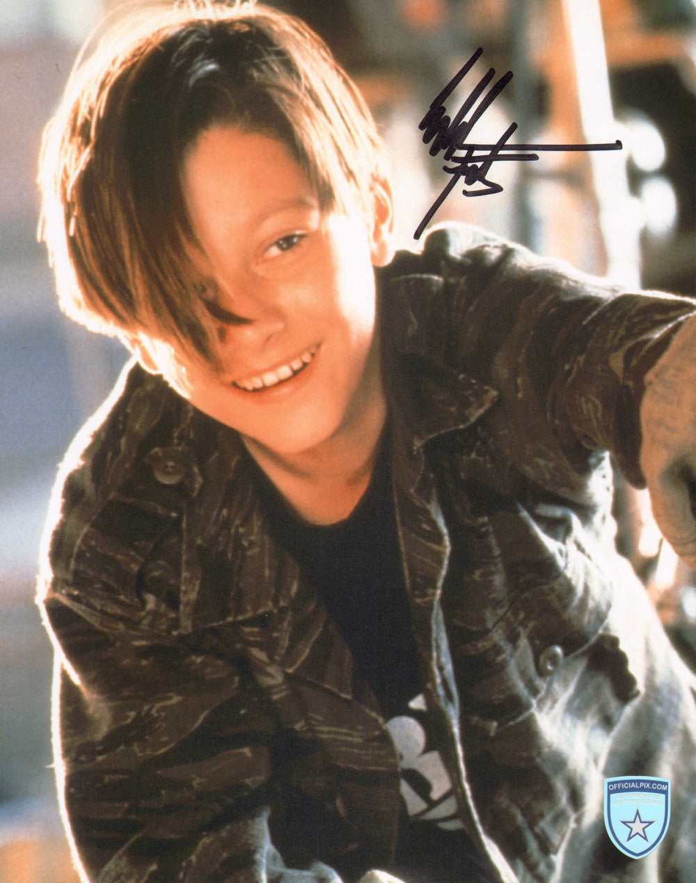 Edward Furlong as John Connor in Terminator 2: Judgement Day (Official Pix) Signed 8x10 Photo