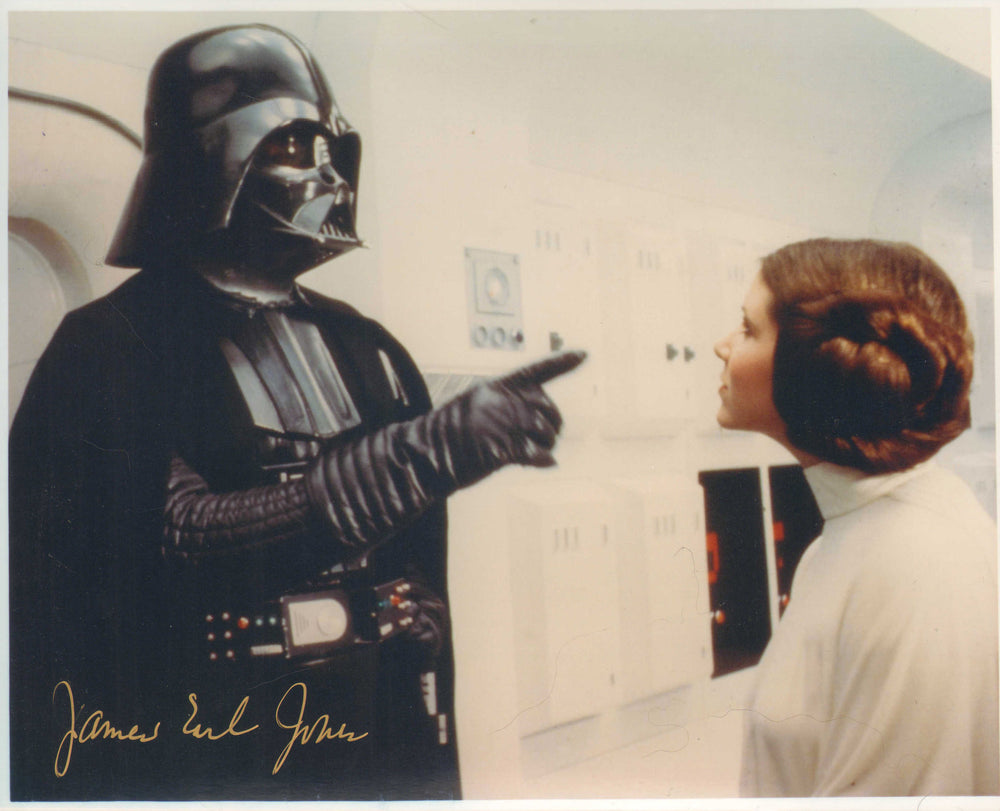 James Earl Jones as Darth Vader in Star Wars: A New Hope Signed 8x10 Photo