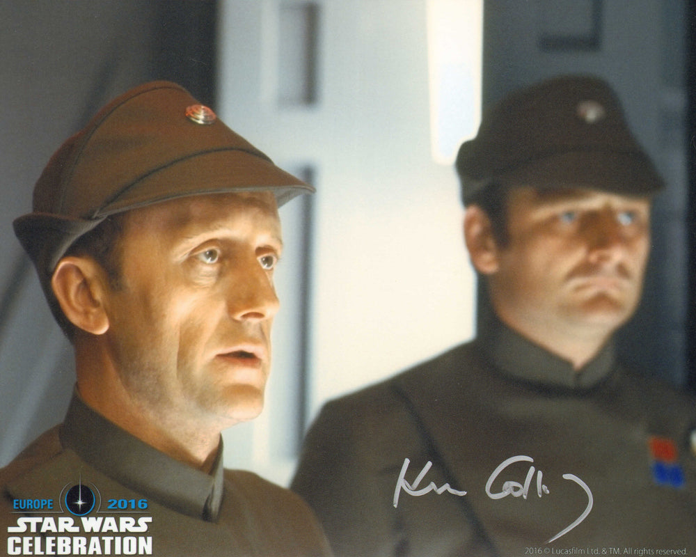 Kenneth Colley as Admiral Piett in Star Wars: The Empire Strikes Back (Offical Pix Celebration Europe 2016) Signed 8x10 Photo