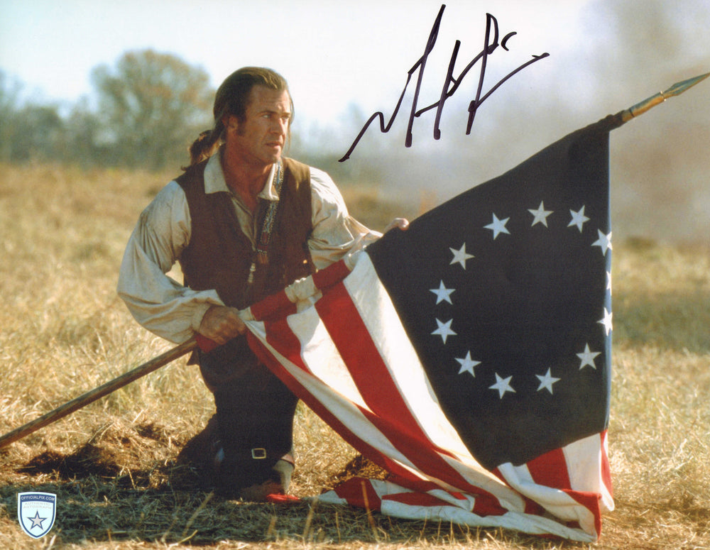 Mel Gibson as Benjamin Martin in The Patriot (Official Pix) Signed 11x14 Photo