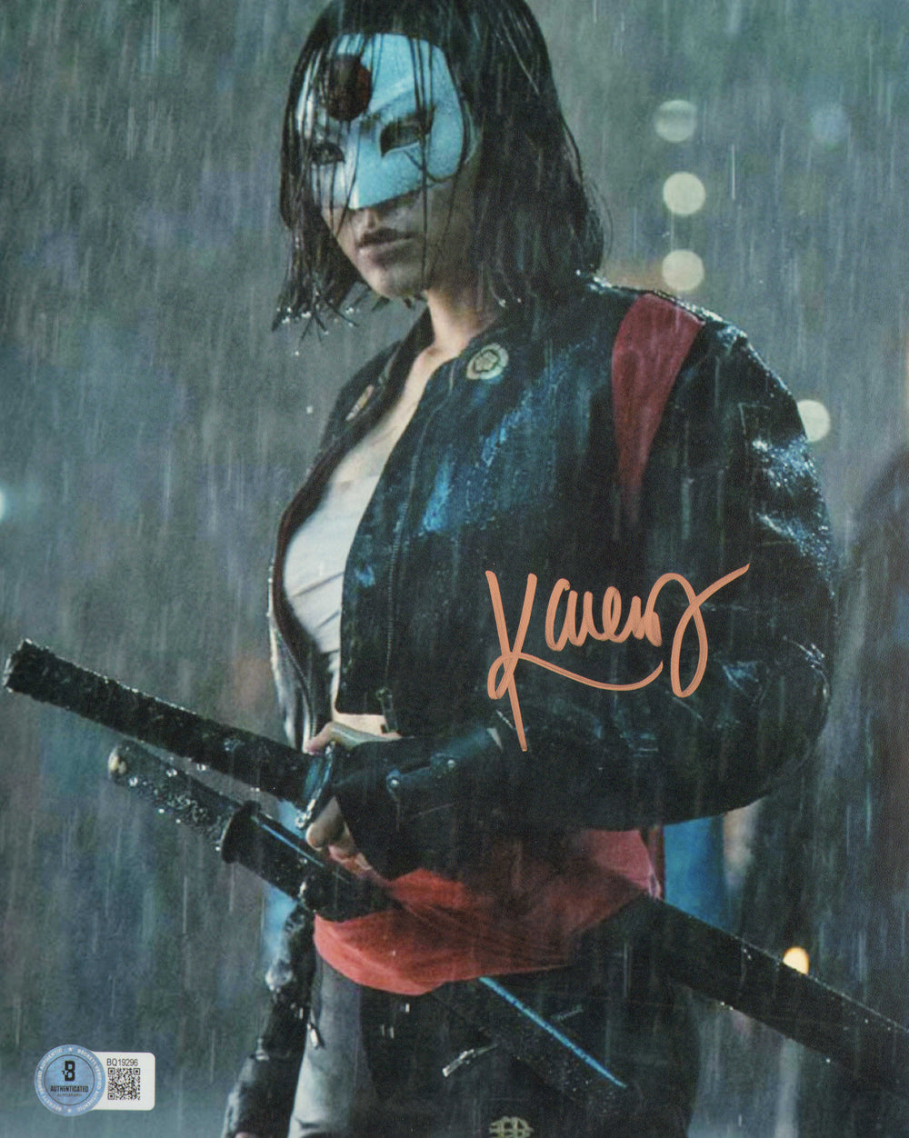 Karen Fukuhara as Katana in Suicide Squad (Beckett) Signed 8x10 Photo