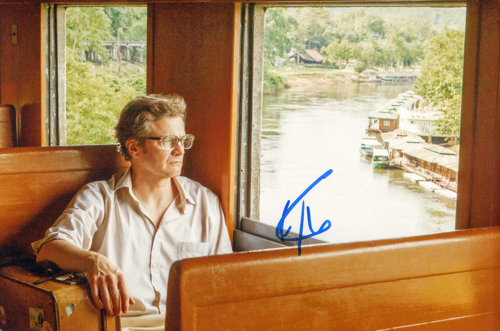 Colin Firth as Eric Lomax in The Railway Man Signed 8x12 Photo