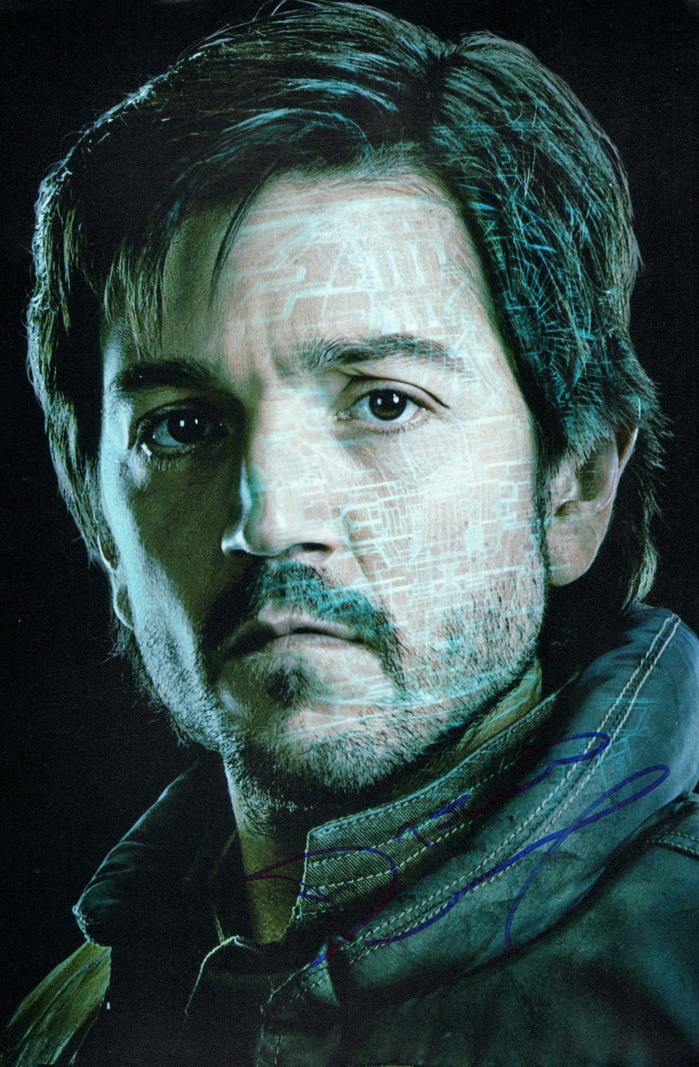 Diego Luna as Cassian Andor in Rogue One: A Star Wars Story Signed 8x12 Photo