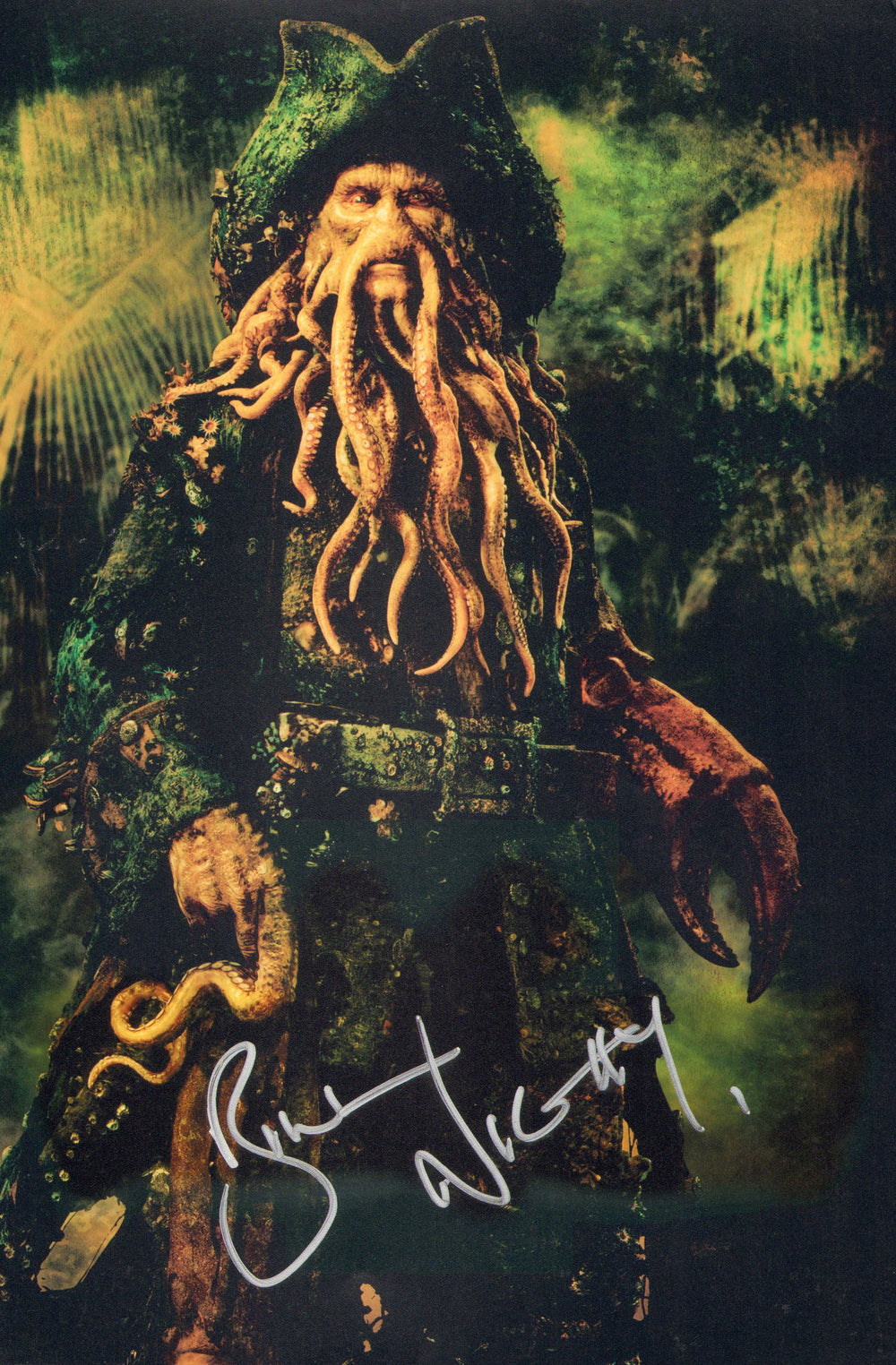 Bill Nighy as Davy Jones in Pirates of the Caribbean: Dead Man's Chest Signed 8x12 Photo