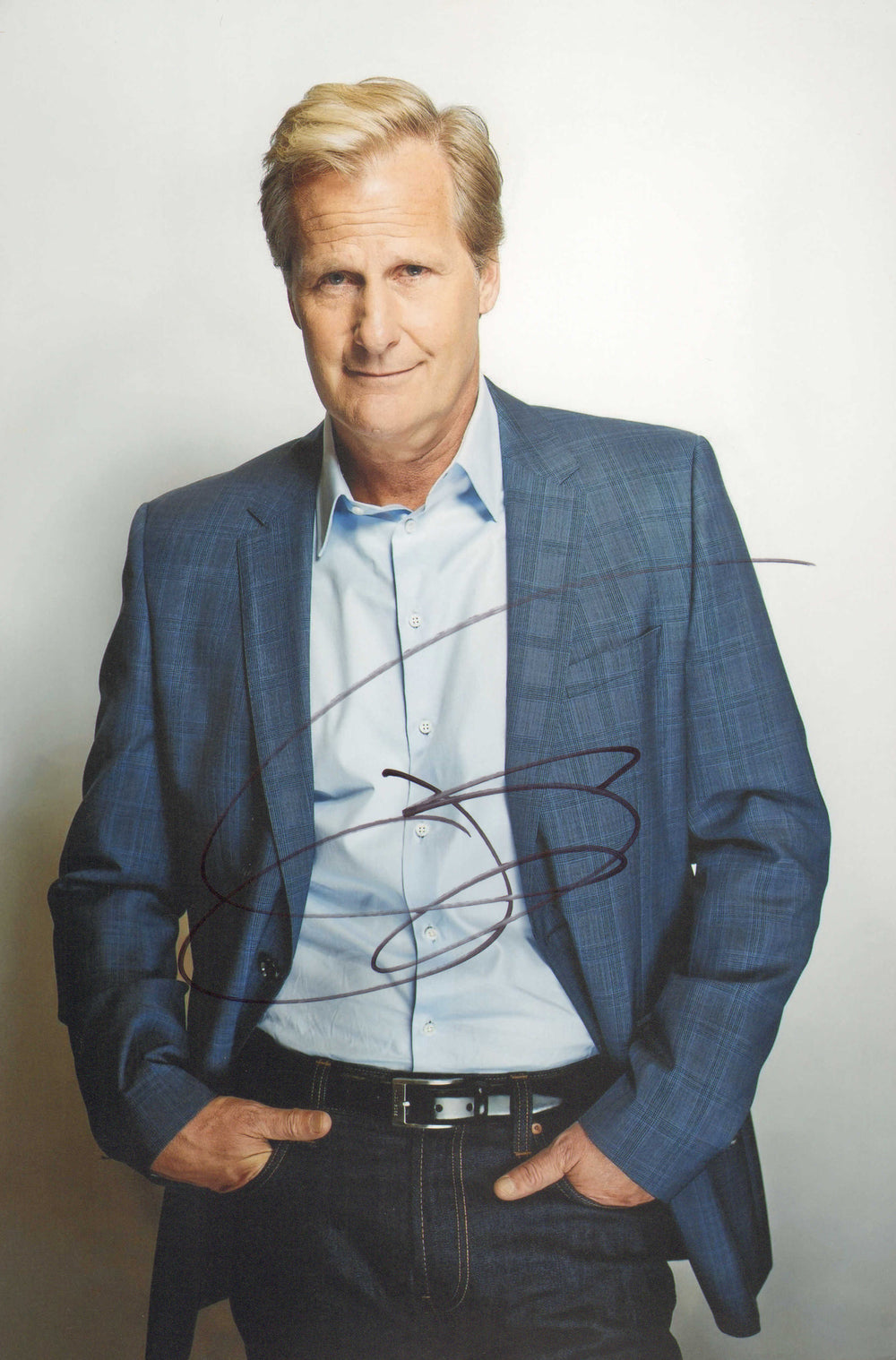 Jeff Daniels from Dumb & Dumber, Speed, & The Newsroom Signed 8x12 Photo