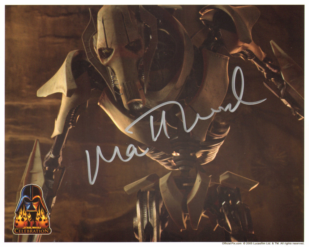 Matthew Wood as General Grievous in Star Wars Episode III: Revenge of the Sith Signed 10x8 Photo