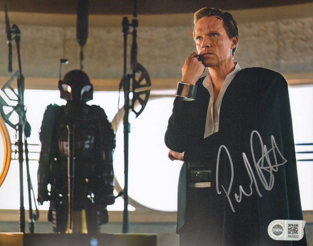Paul Bettany as Dryden Vos in Solo: A Star Wars Story (SWAU) Signed 8x10 Photo
